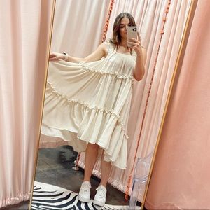 Taupe Midi Dress